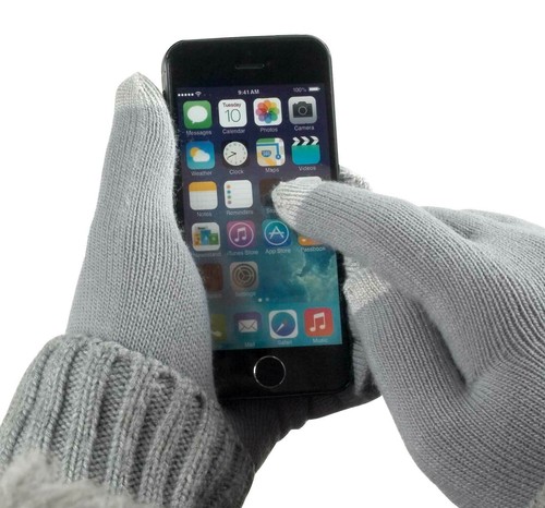 Guanti touch screen - , grigi